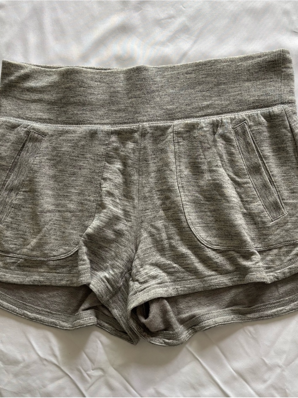 Athleta Heather Gray Athletic Lounge Shorts
